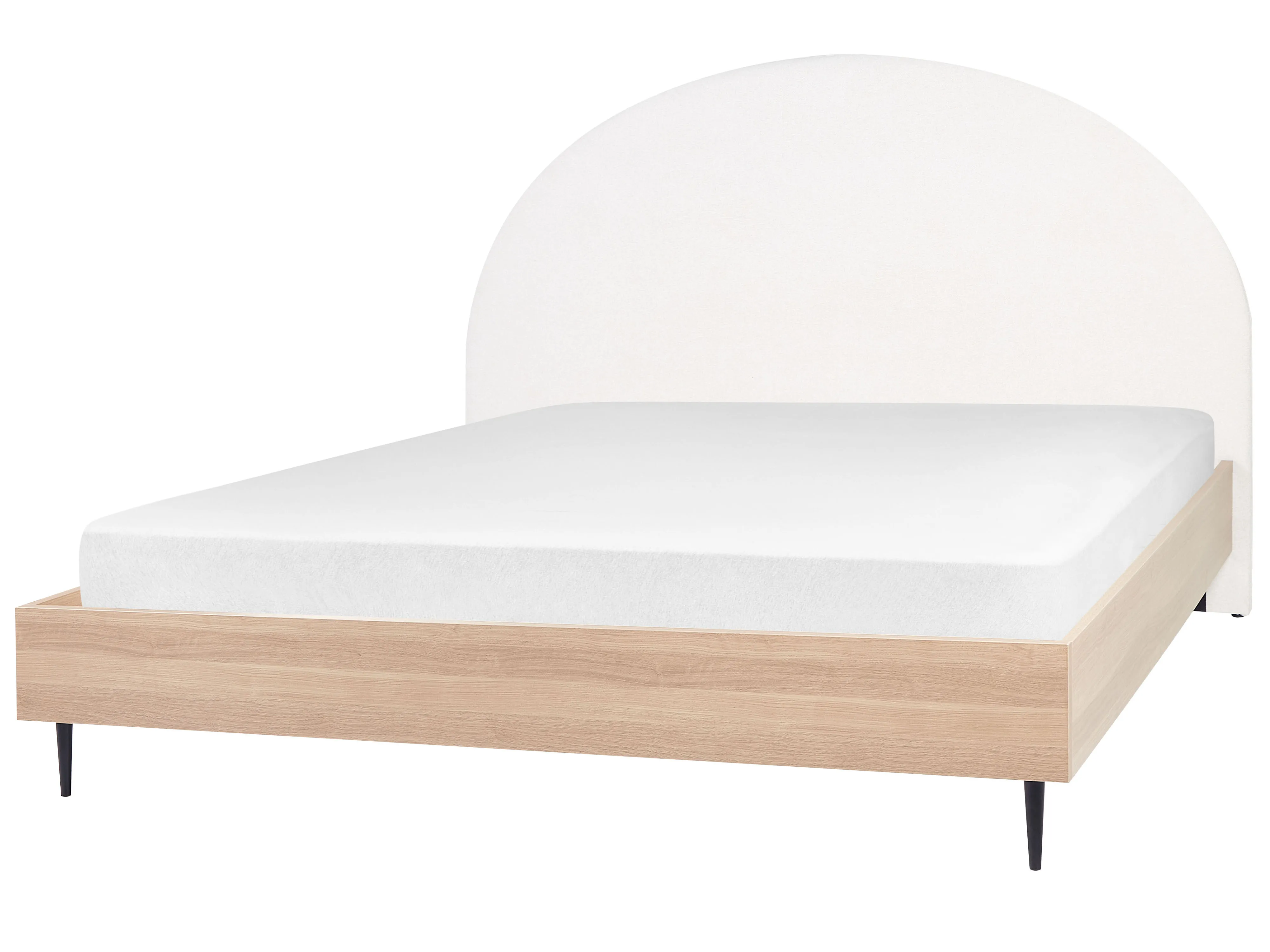 Bed Stof MILLAY 180 x 200 cm Gebroken wit