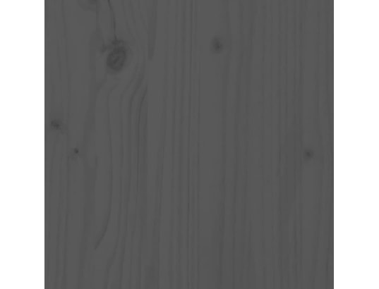 VIDAXL - Tabourets de jardin 2 pcs gris 40x36x45 cm bois massif de pi...