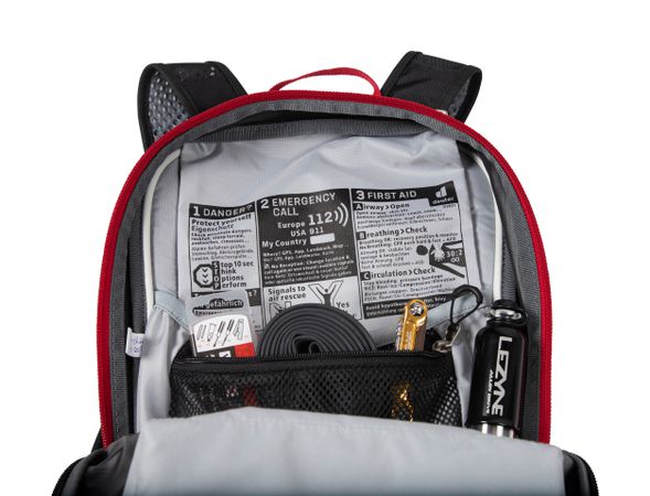 SERTIG 12 Rucksack, 12L, 630g  schwarz rot  12L