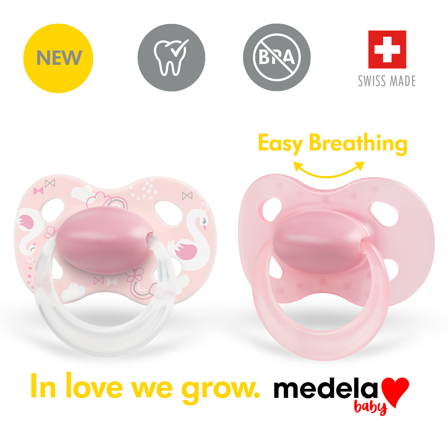 MEDELA Baby Nuggi Original<br>2 Stück, 18+ Rosa