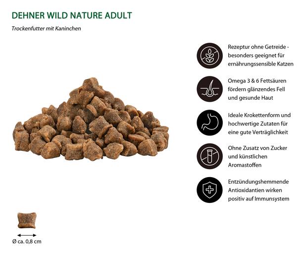 Dehner Wild Nature Trockenfutter für Katzen