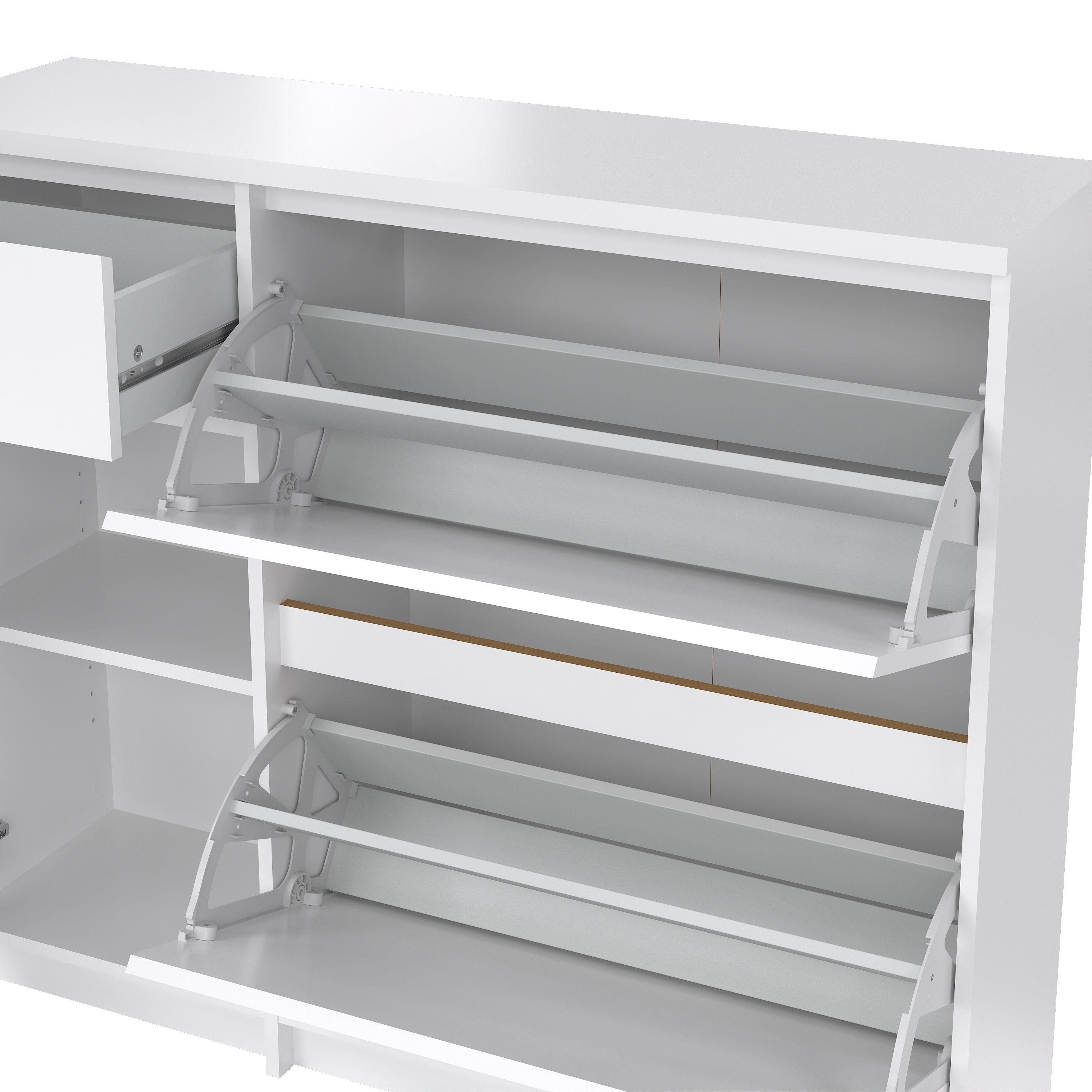 by fonQ basic Flip Schoenenkast - Wit