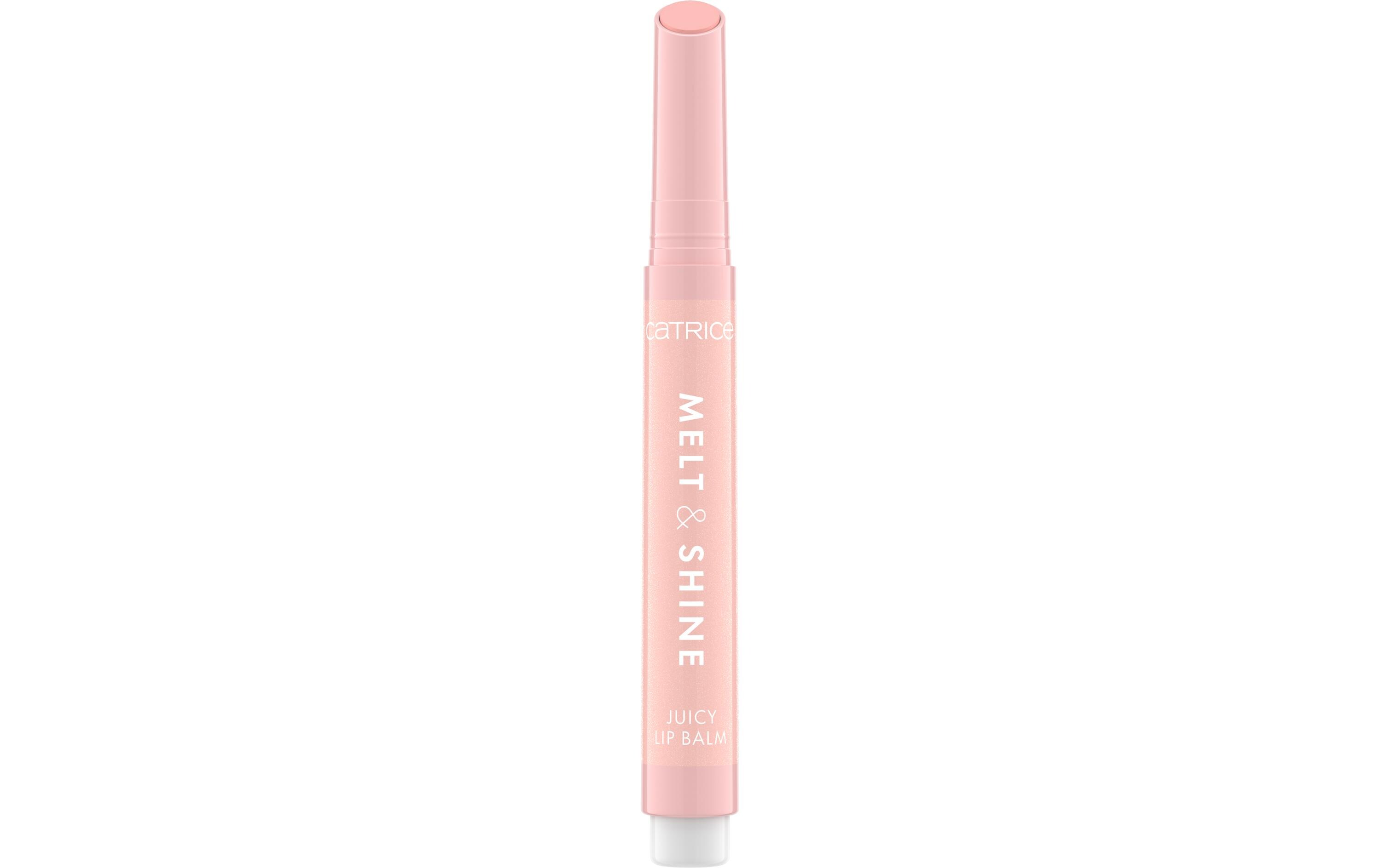 Lip Gloss Melt and Shine 010 Shell Yeah!Glänzender Lippenbalsam in glitzerndem Apricot
