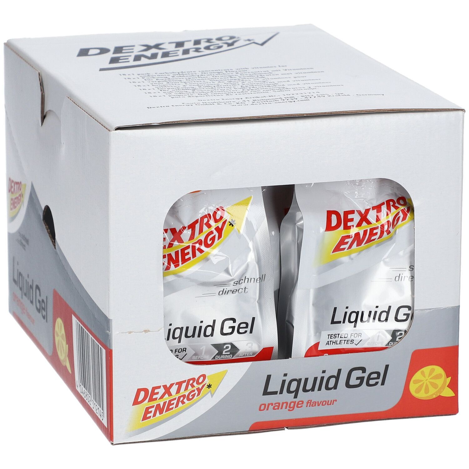 Dextro Energy Liquid Gel Orange + Vitamins