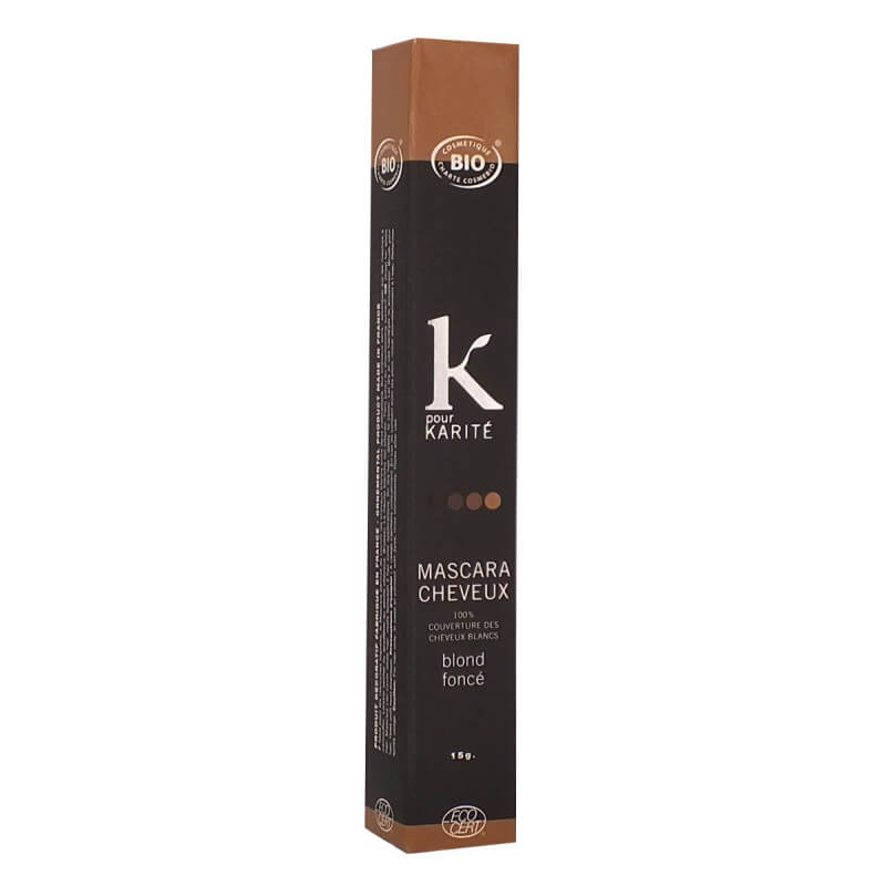 Mascara cheveux ton sur ton 6 blond foncé K POUR KARITE 15g