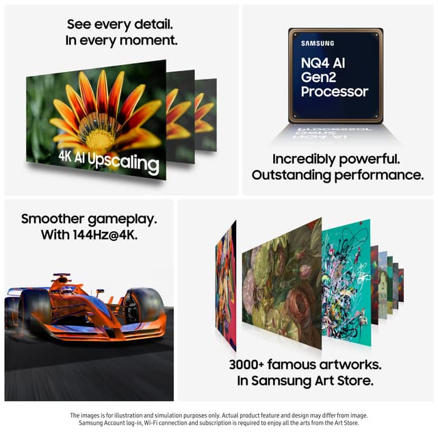 Samsung 75” QN70F 4K Edge MiniLED Smart TV (2025)
