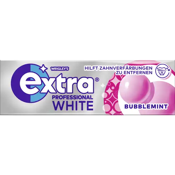 White Bubblemint, zuckerfreier Kaugummi
