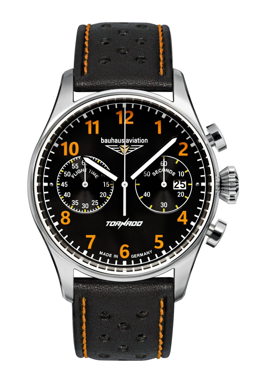 bauhaus Aviation Chronograph Tornado Orange 2770-5