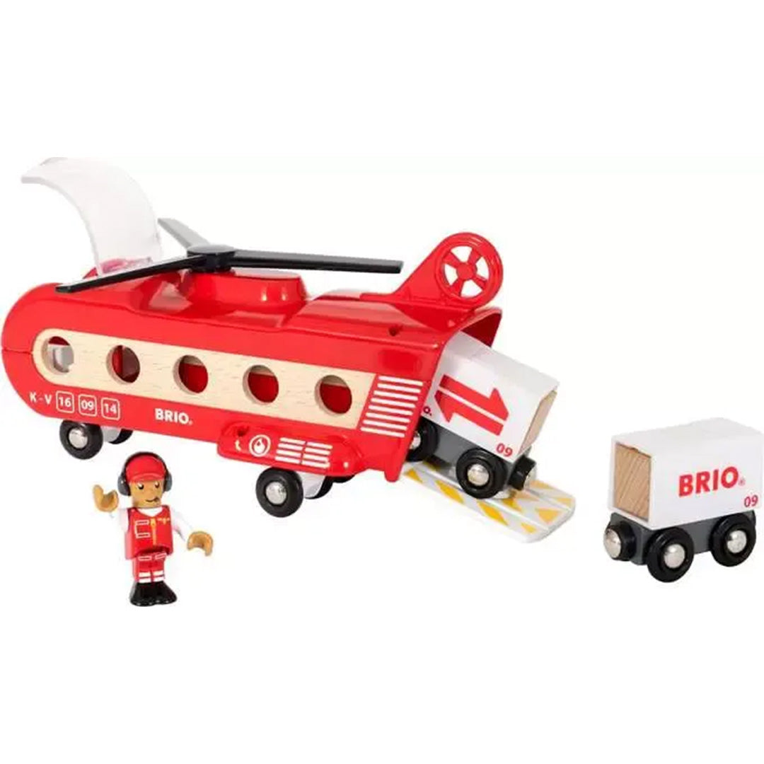 brio helikopter vracht transport - 8-delig