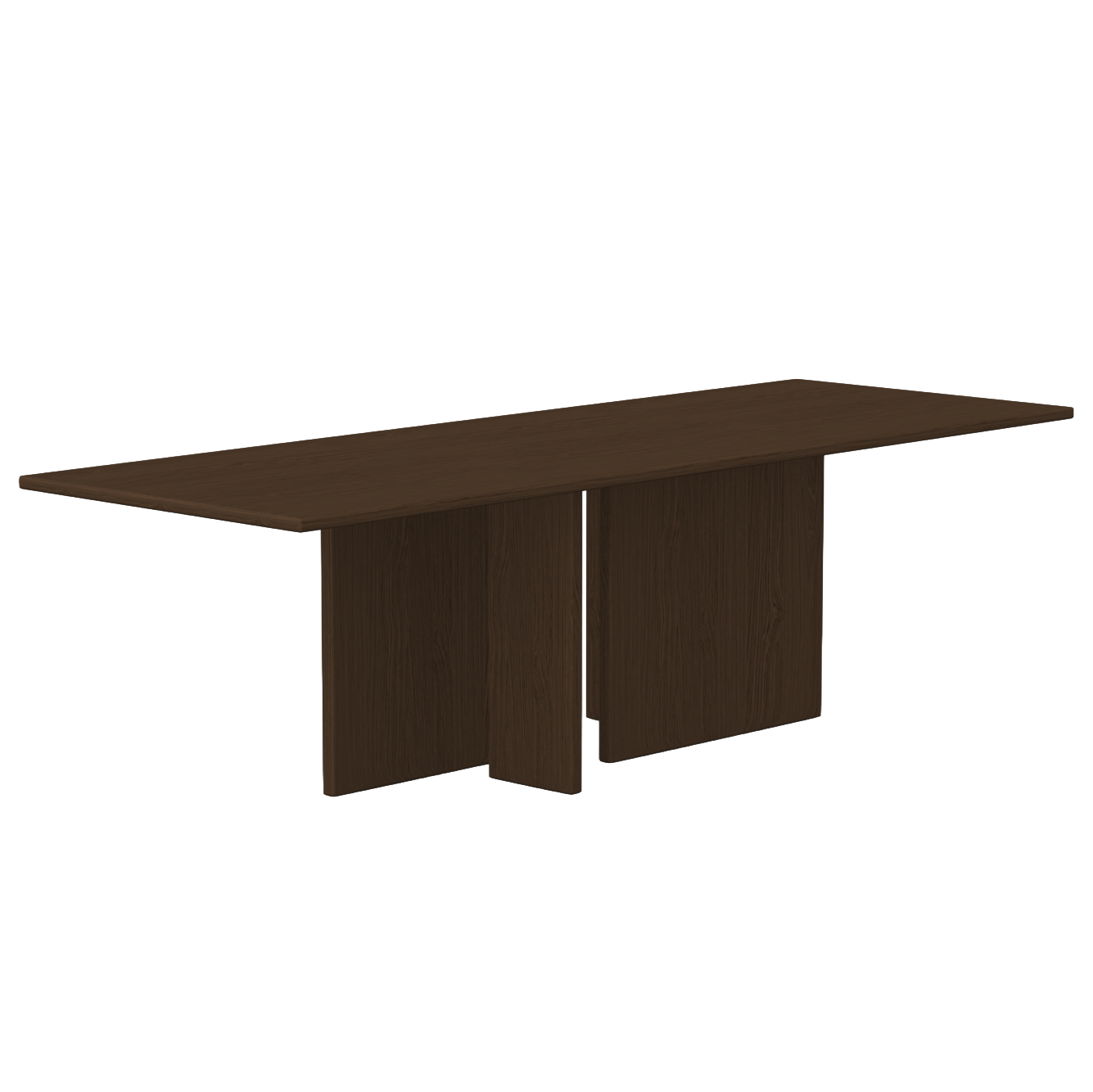 Eettafel Federico 280x100 cm eiken donkerbruin 3036