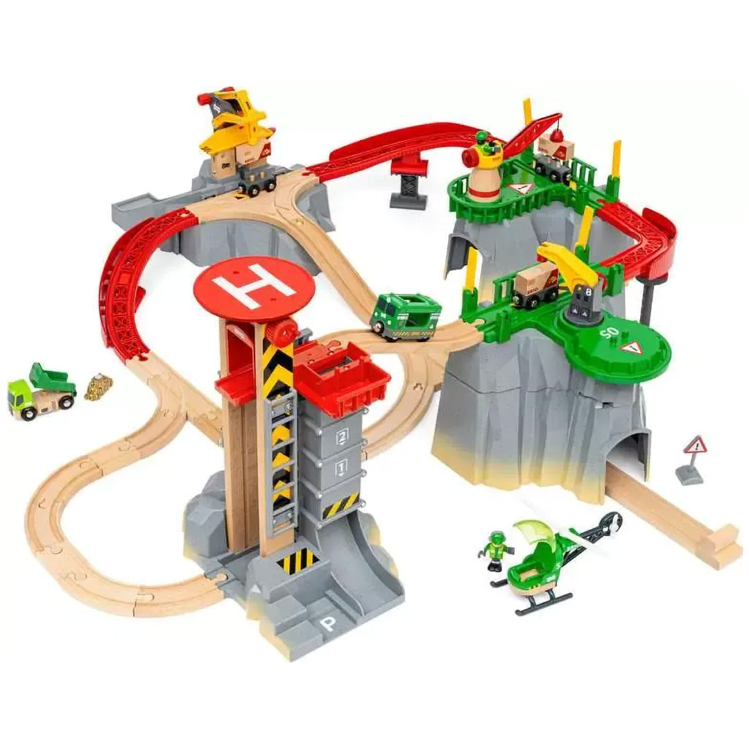 brio treinbaan goederenberg - 49-delig