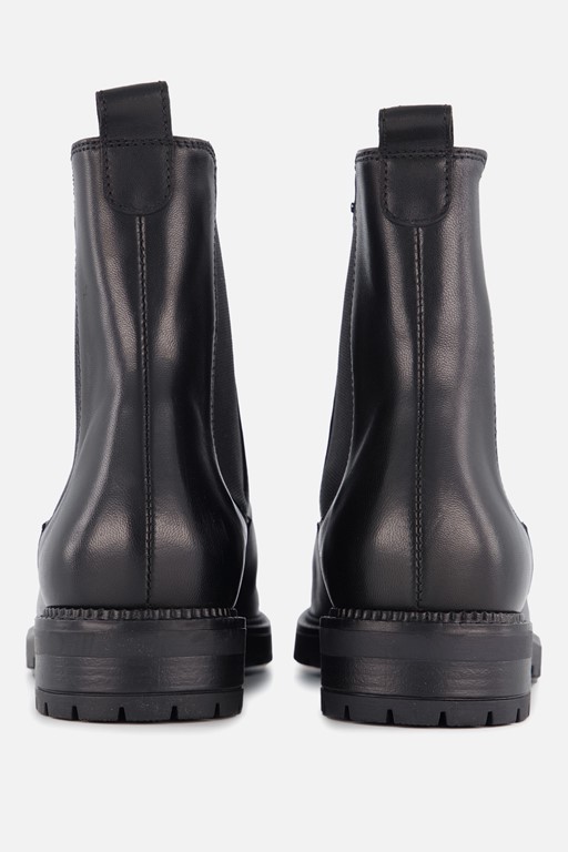 Linea Zeta Chelsea boots zwart Leer