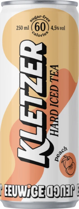 EEUWIGE JEUGD HARD SELTZER KLETZER ICED TEA PEACH 12X25CL