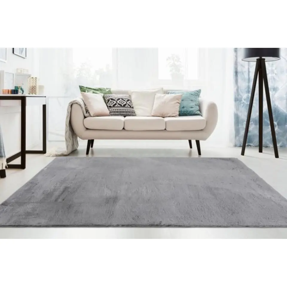 Emotion Vloerkleed Fluffy - Superzacht - 120x170 grijs
