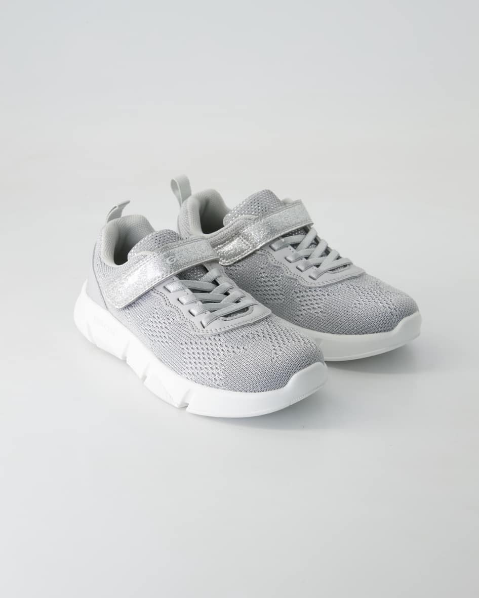 Geox Aril Girl Sneaker in Silber