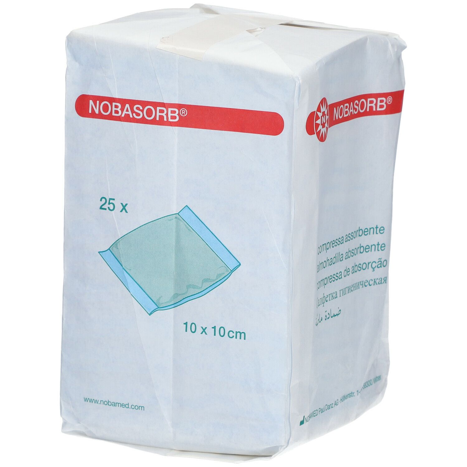 NOBASORB® Saugkompressen 10 x 10 cm