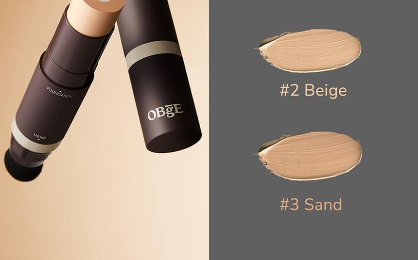 OBgE - Natural Cover Foundation - 3 kleuren