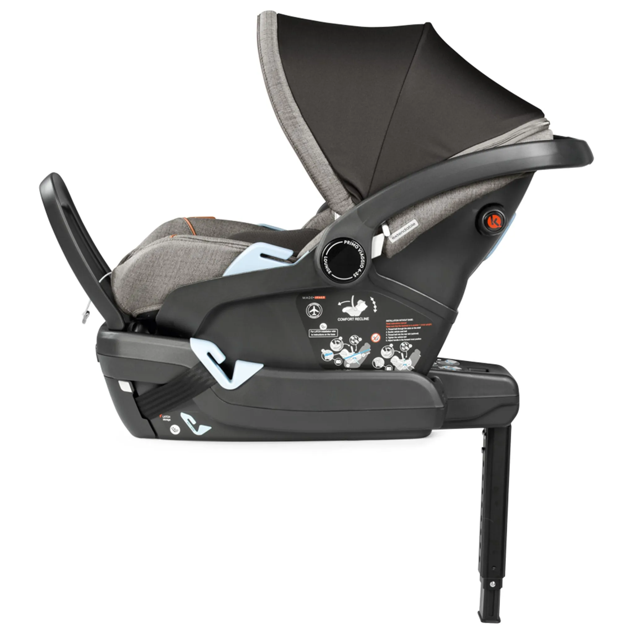 Peg Perego Siège d'Auto Primo Viaggio Lounge 4-35lb - Agio Gris