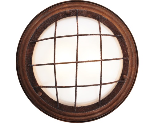 Plafondlamp, 2-lichts, Ø 34 cm, Typhoon, roestbruin