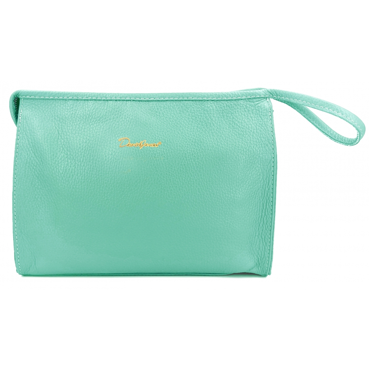 David Jones Trousse de toilette cuir de vachette David Jones