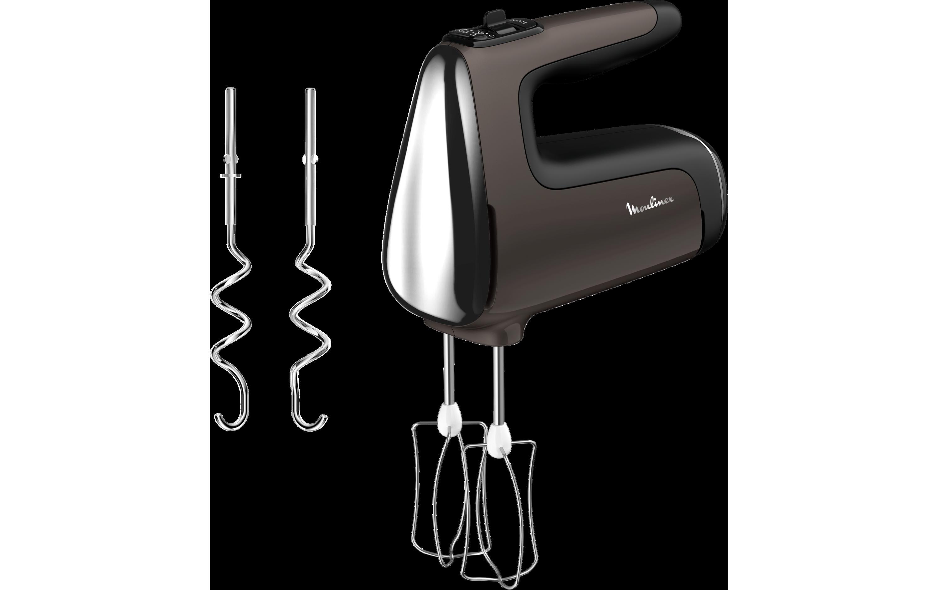 Handmixer Powermix Silence Dunkelbraun<br>Handmixer mit Stabmixeraufsatz und Zerkleinerer