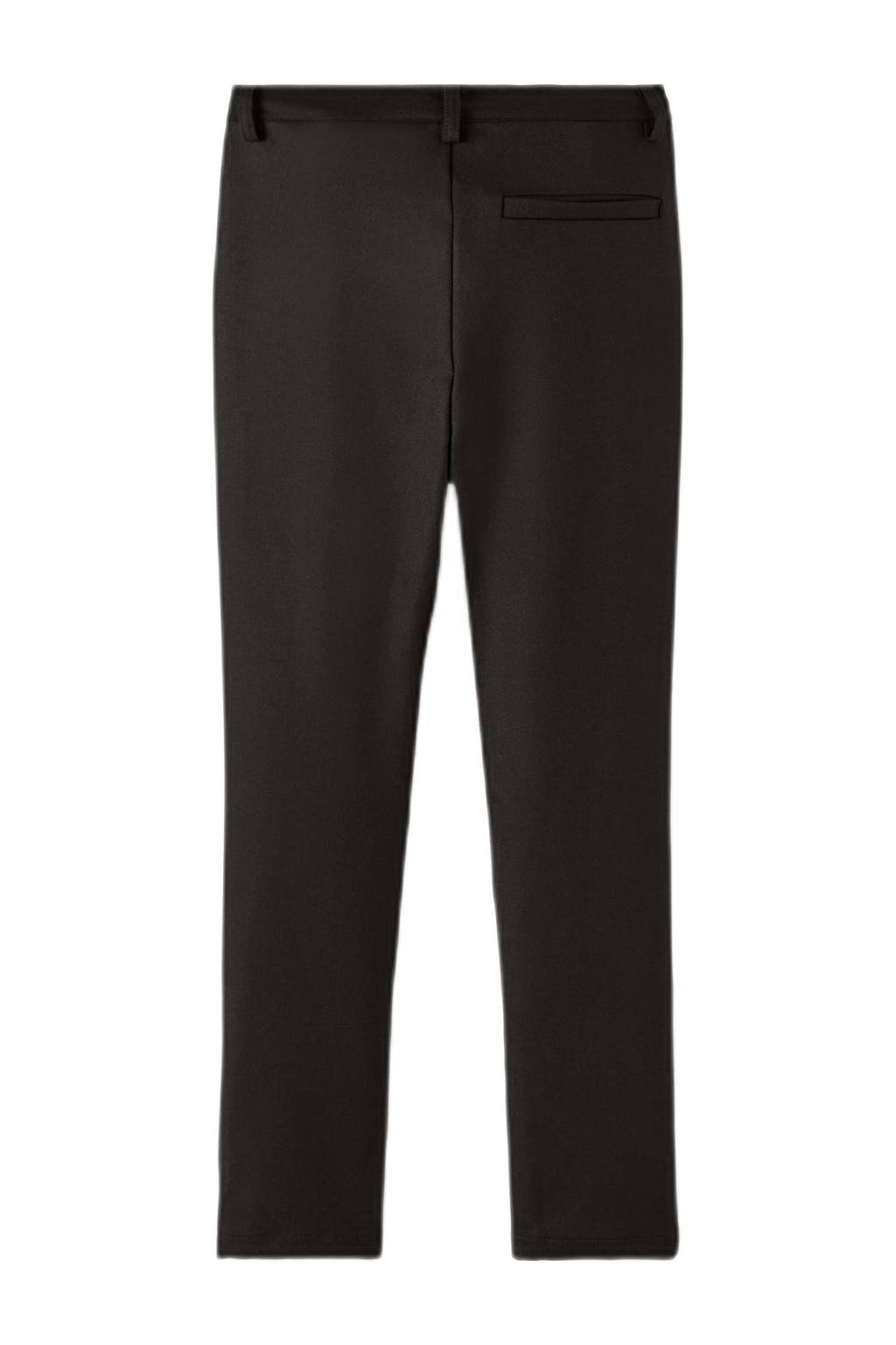 NAME IT tapered fit broek NKMRIRAMEL zwart