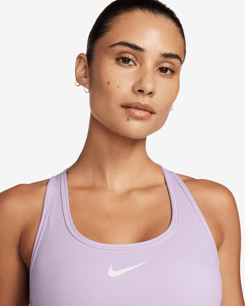 Brassière Nike Swoosh Violet Clair pour femme