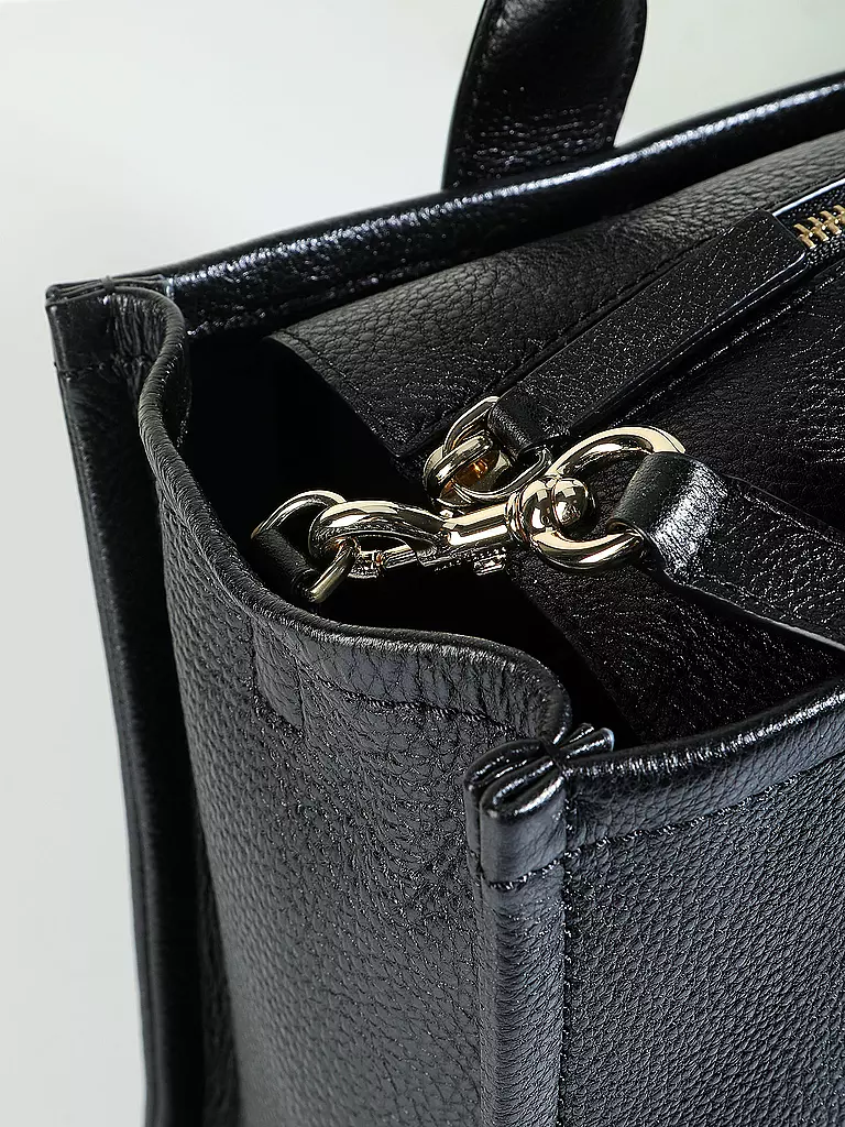 MARC JACOBS Ledertasche - Tote Bag  THE MEDIUM TOTE LEATHER schwarz