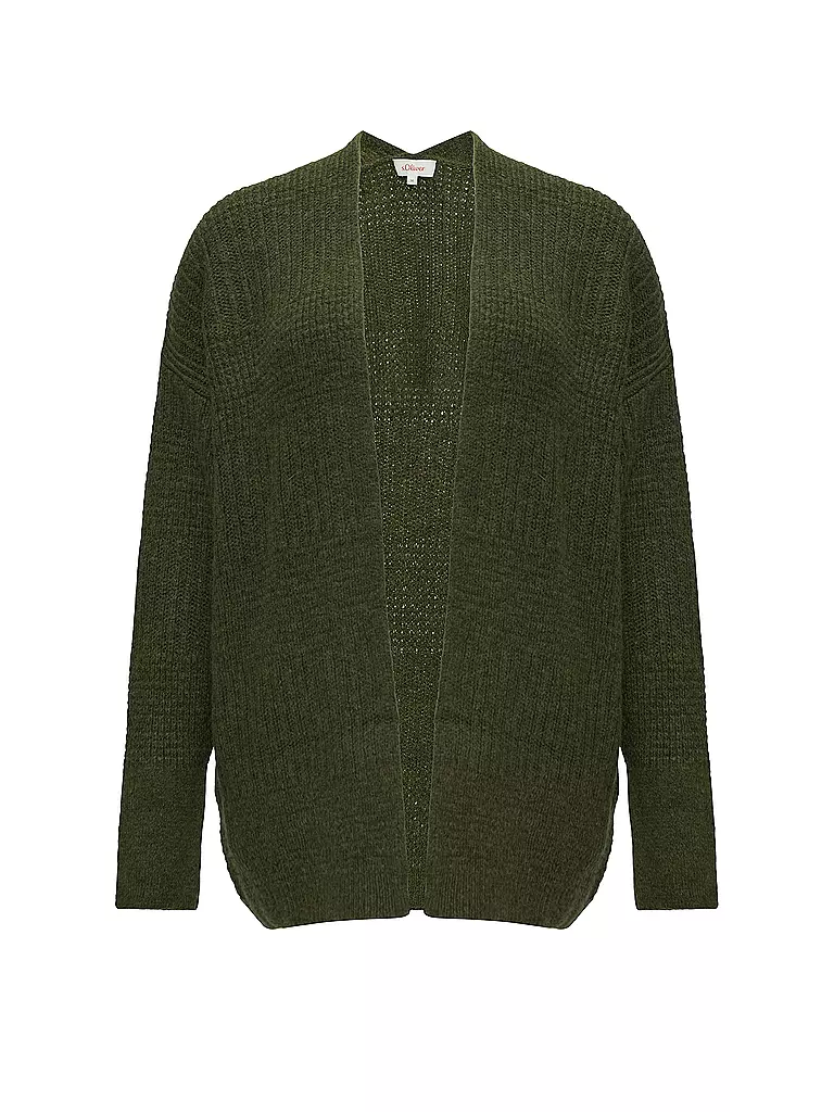 S.OLIVER Strickjacke grün