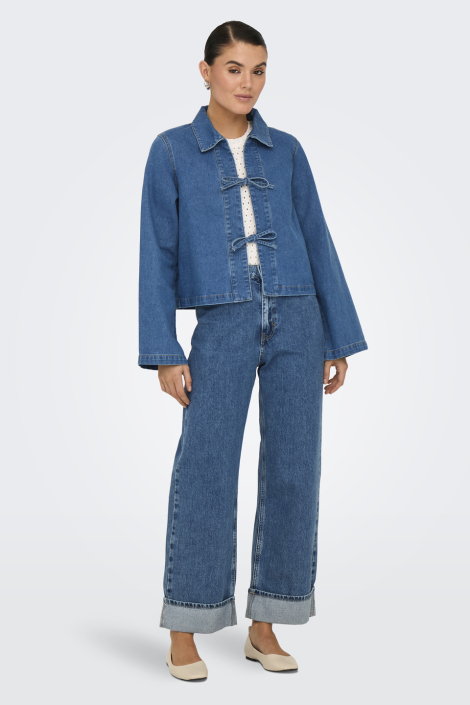 Only blauwe dames blouse