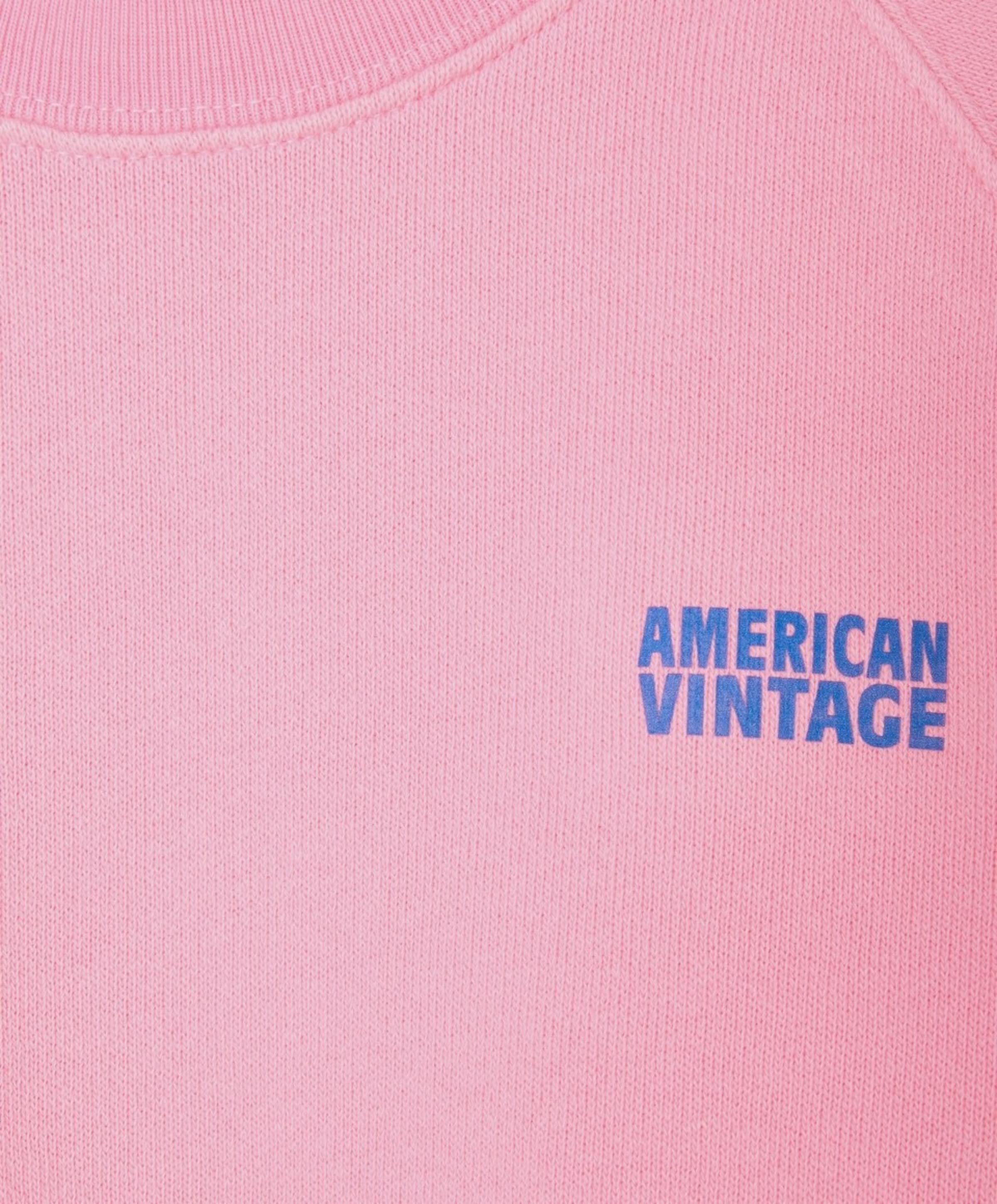 American Vintage Uniseks sweater  roze