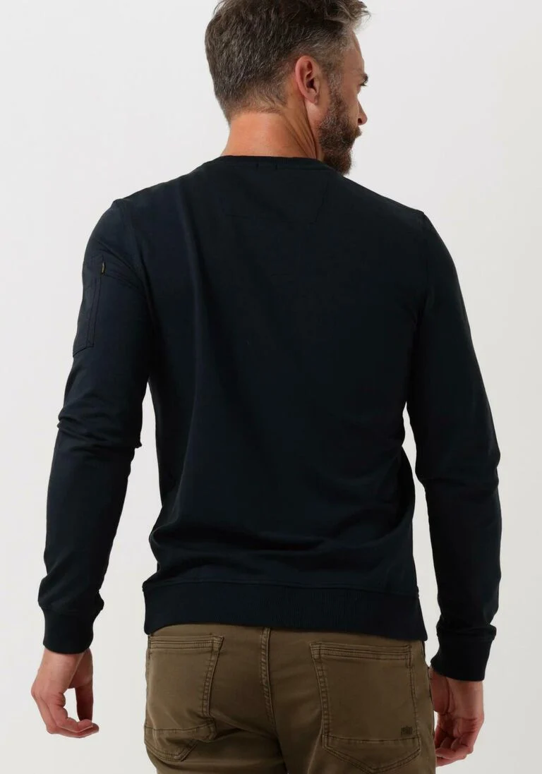 PME LEGEND donkerblauwe pme legend trui airstripe sweat