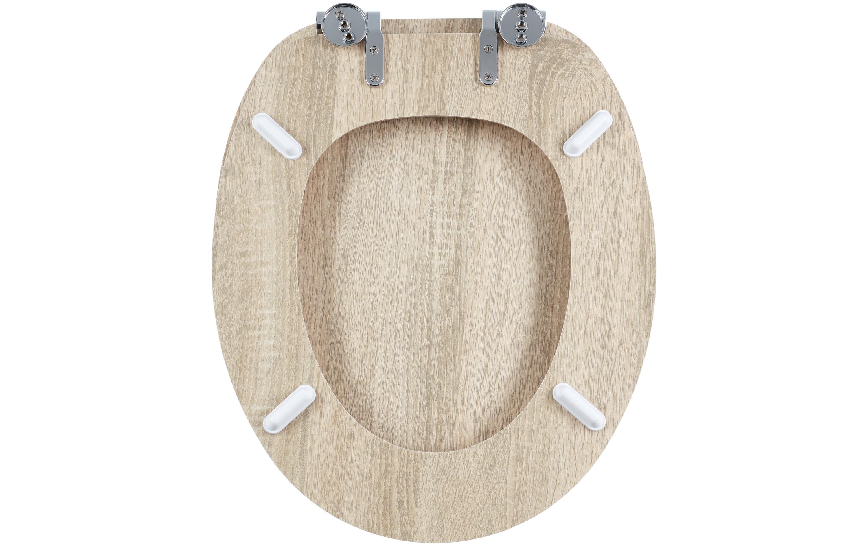 Toilettensitz Forest mit Absenkautomatik, BraunWC-Sitz aus Holz