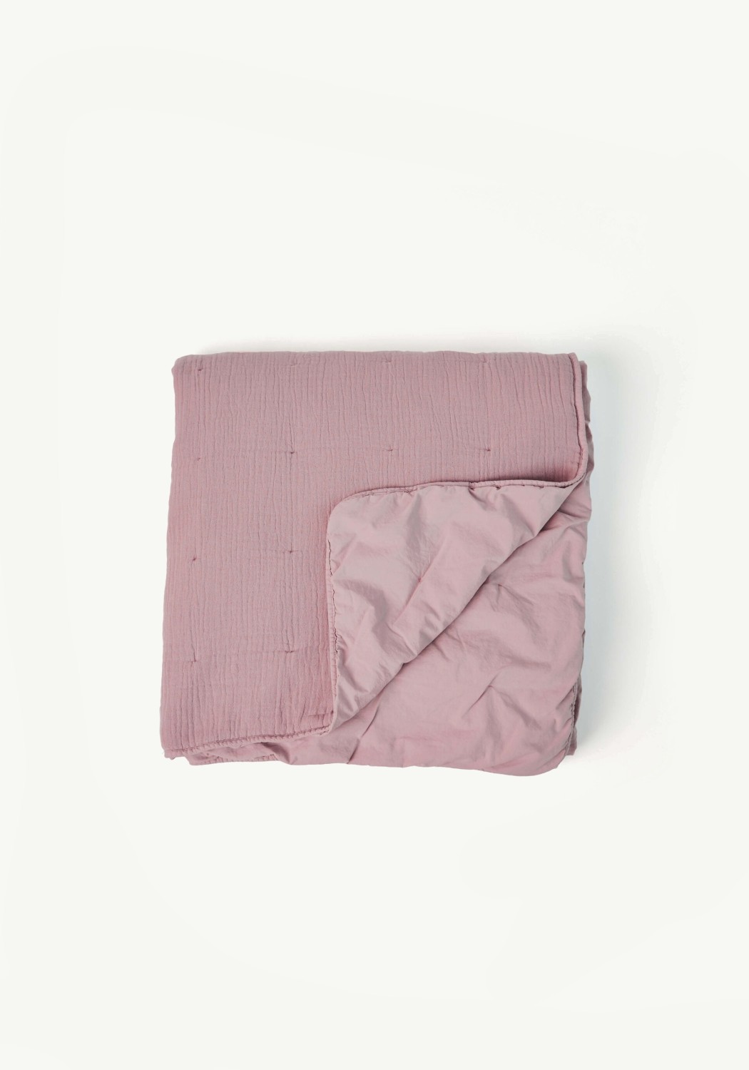 Lavie Wohndecke aus Bio-Baumwolle Nora Quilt Ash Rose