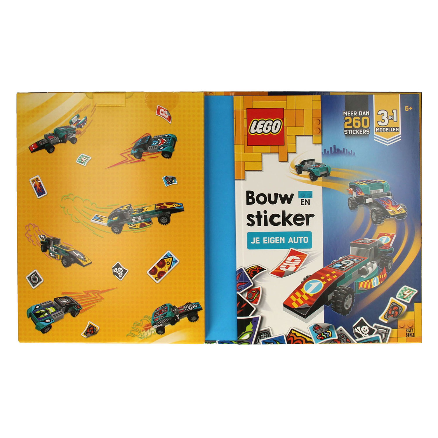 LEGO Bouw & Sticker je eigen Auto 3in1 Modellen