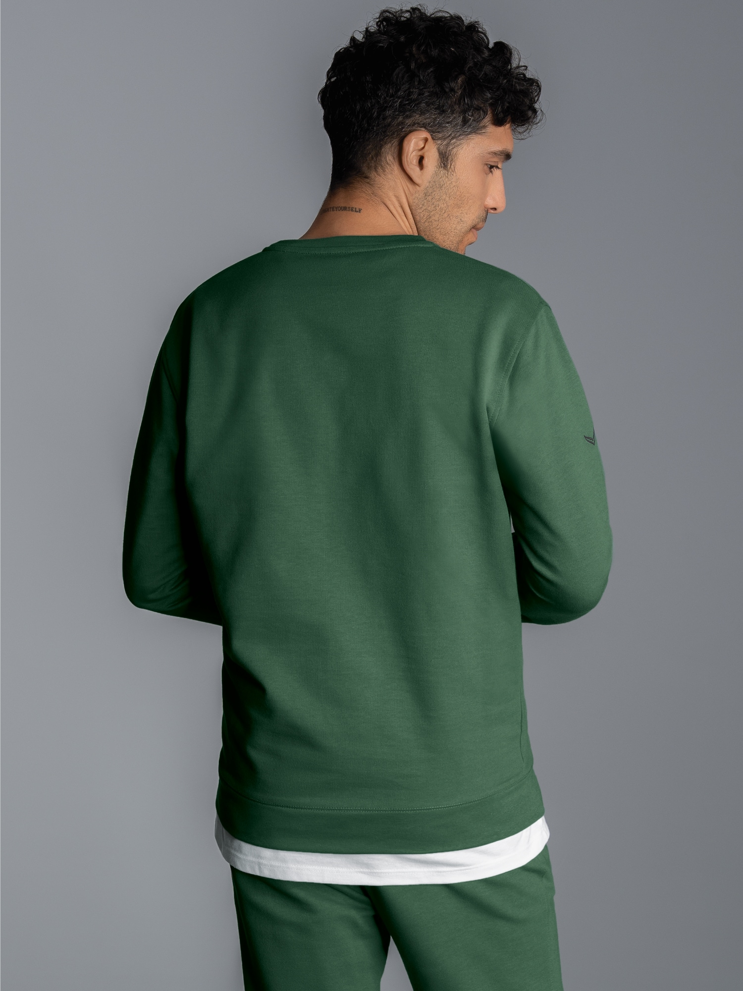 Sweatshirt aus Biobaumwolle Efeu