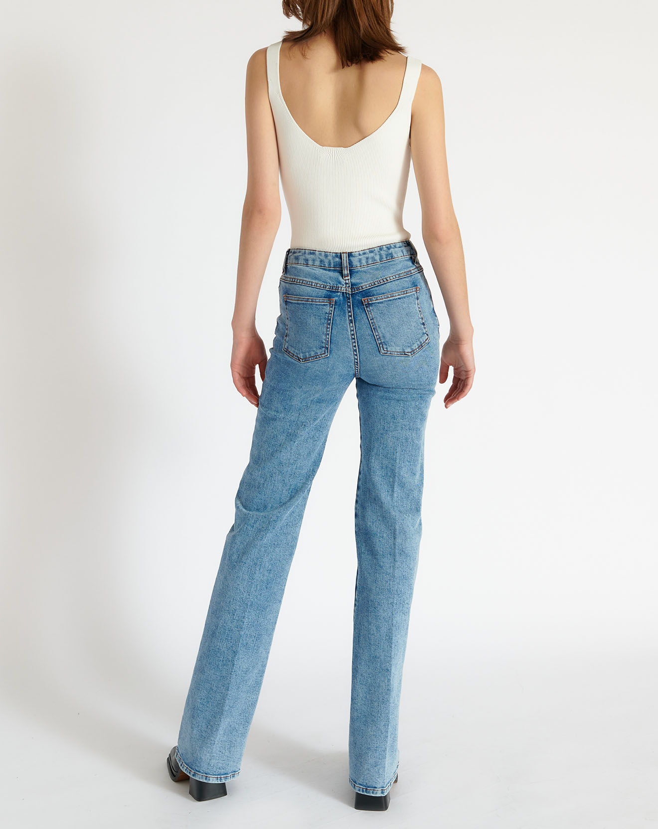 Zapa Jean flare Jobina bleach