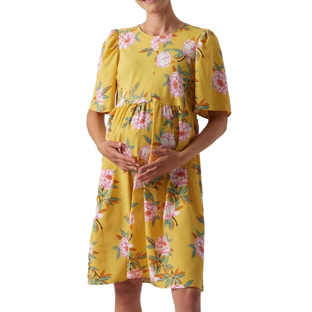 Mamalicious Robe Jaune Femme Mamalicious Palma