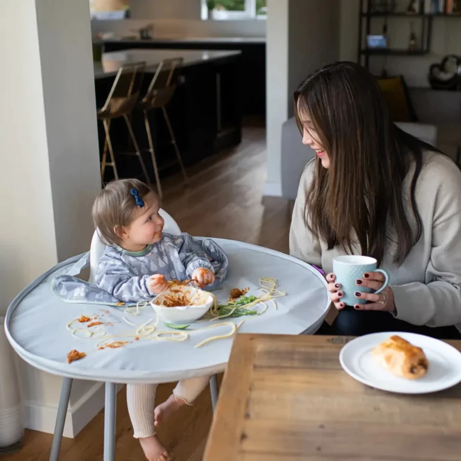 TidyTot Lätzchen Tidy Tot Lätzchen Starter Set grau, bunt