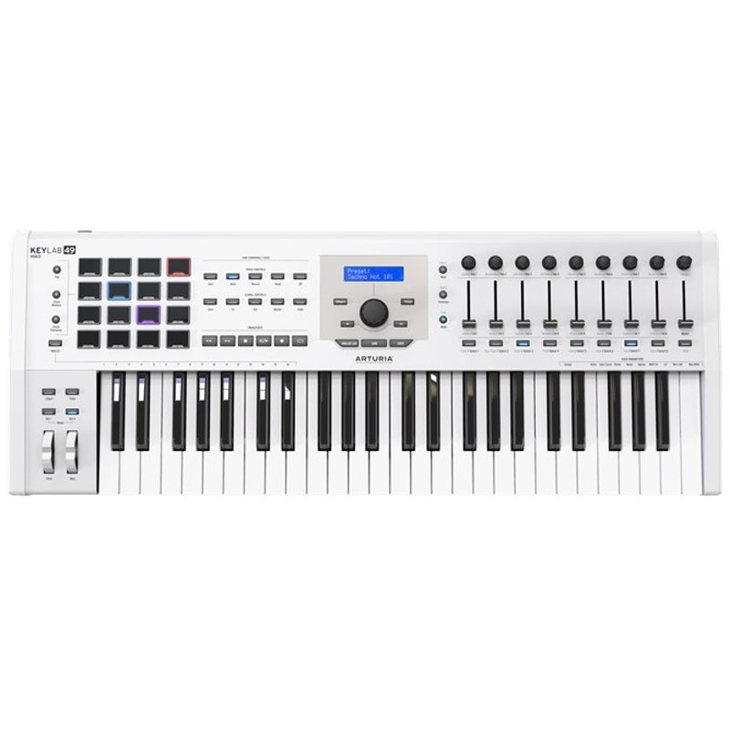 Arturia Keylab 49 MKII WH MIDI/USB keyboard wit