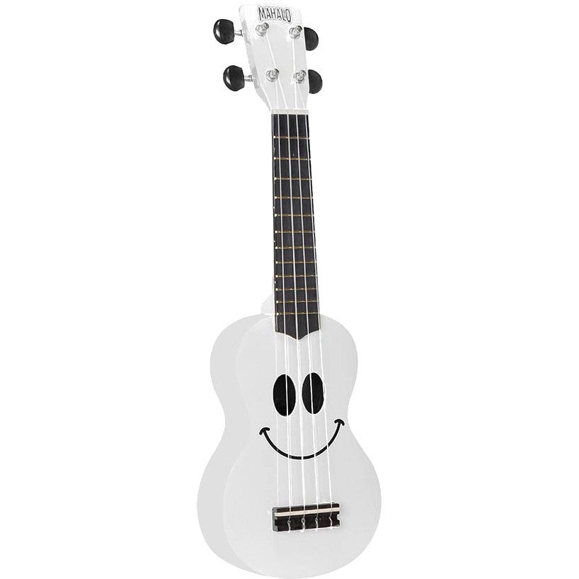 Mahalo USMILE/WT Smiley sopraan-ukelele wit