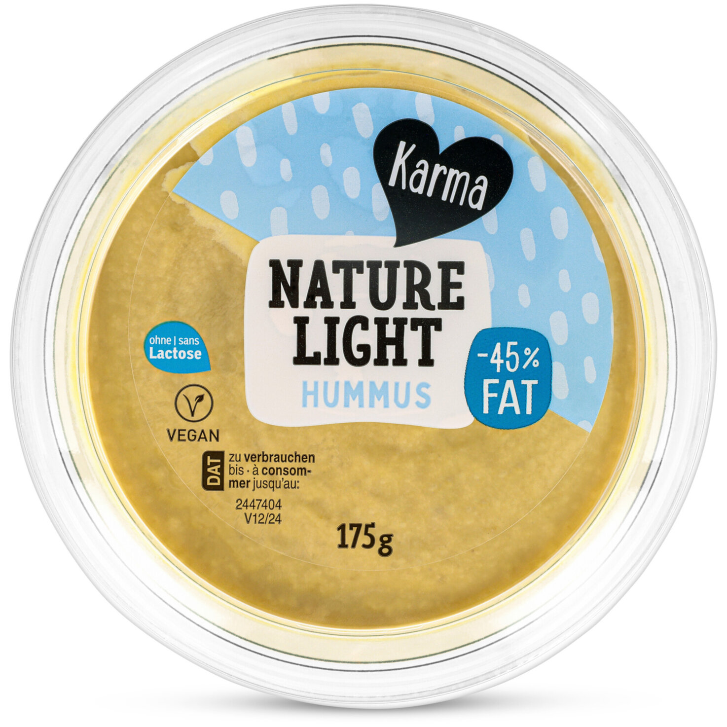 Karma Hummus Reduced Fat low