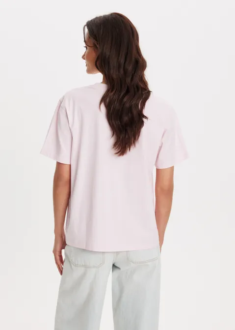 Oversized T-shirt roze (ROS.L)