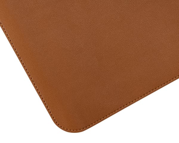 PVC Läder - 1200x600 MSkriveunderlag - Brun