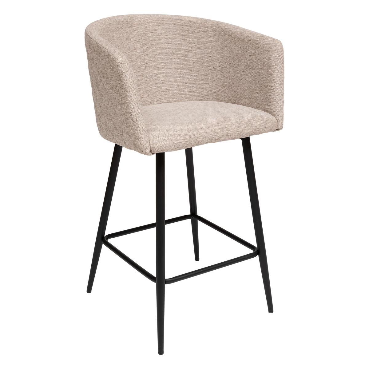 FAUTEUIL DE BAR MARLO BEIGE