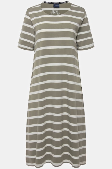 Jerseykleid, Rundhals, Halbarm