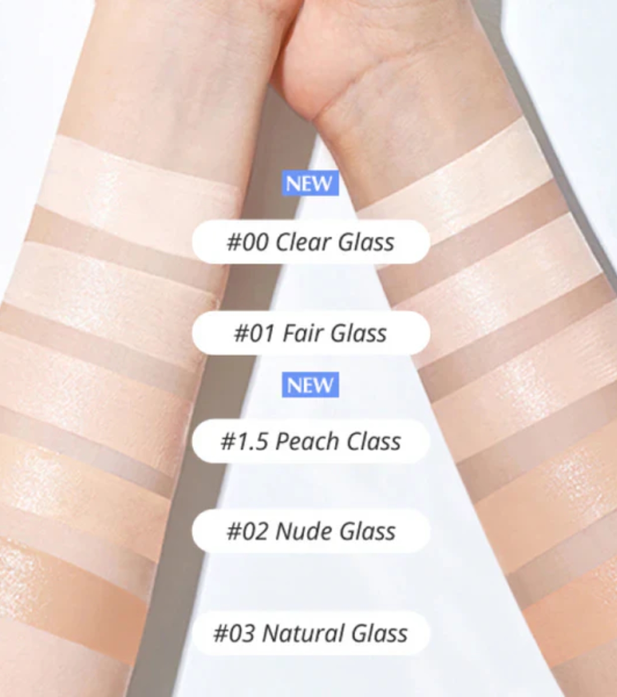 Fwee - Base de maquiagem em formato de almofada - 00: Clear Glass