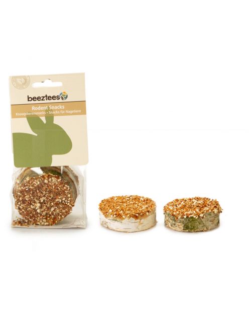Beeztees Knaagburger Berk - Knaagdiersnack - Wortel Pastinaak 2 stuks