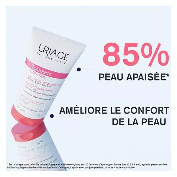 Uriage Toléderm Control Leite em Gel de Limpeza para Pele Sensível 150ml