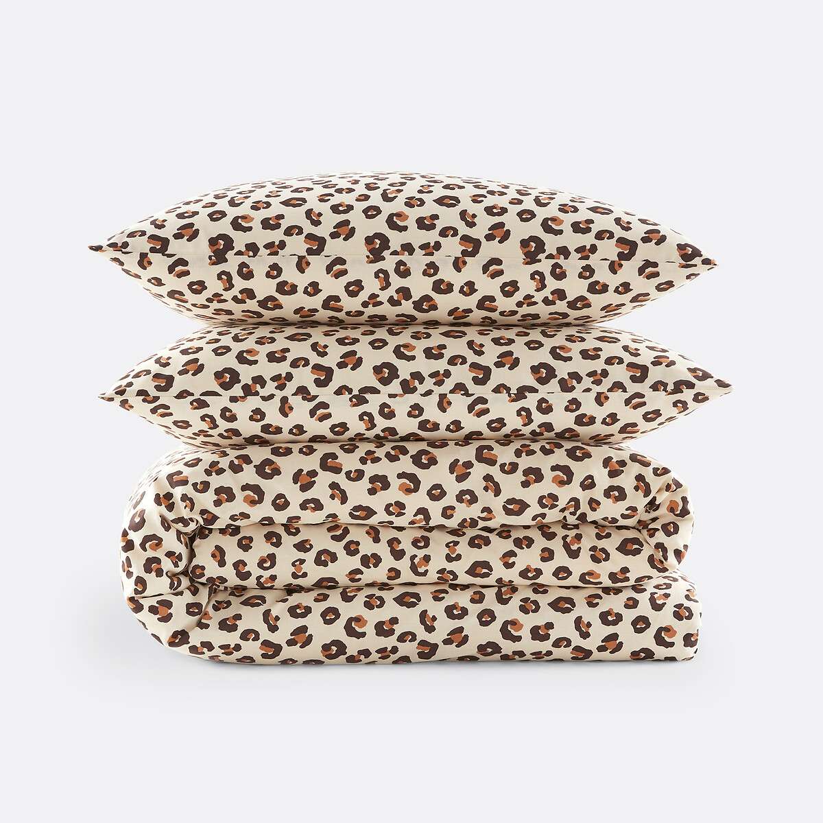 LA REDOUTE INTERIEURS<br>Conjunto de cama de algodão, fronha retangular, Leopold